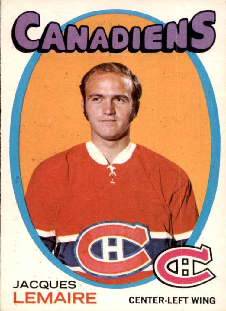 1971 O-Pee-Chee Jacques Lemaire #71 card