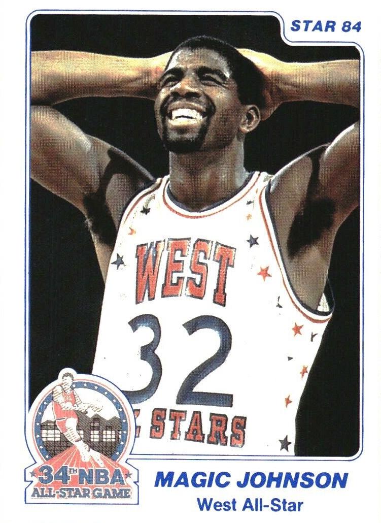 1984 All Star Game Magic Johnson #21 card