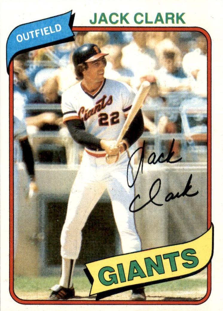 1980 Jack Clark #167