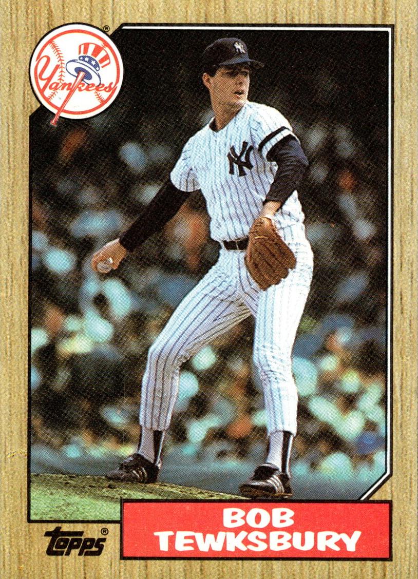1987 Topps Bob Tewksbury #254 card