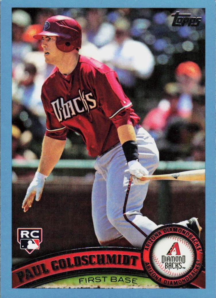 2011 Topps Update Paul Goldschmidt [Blue] #US47 card