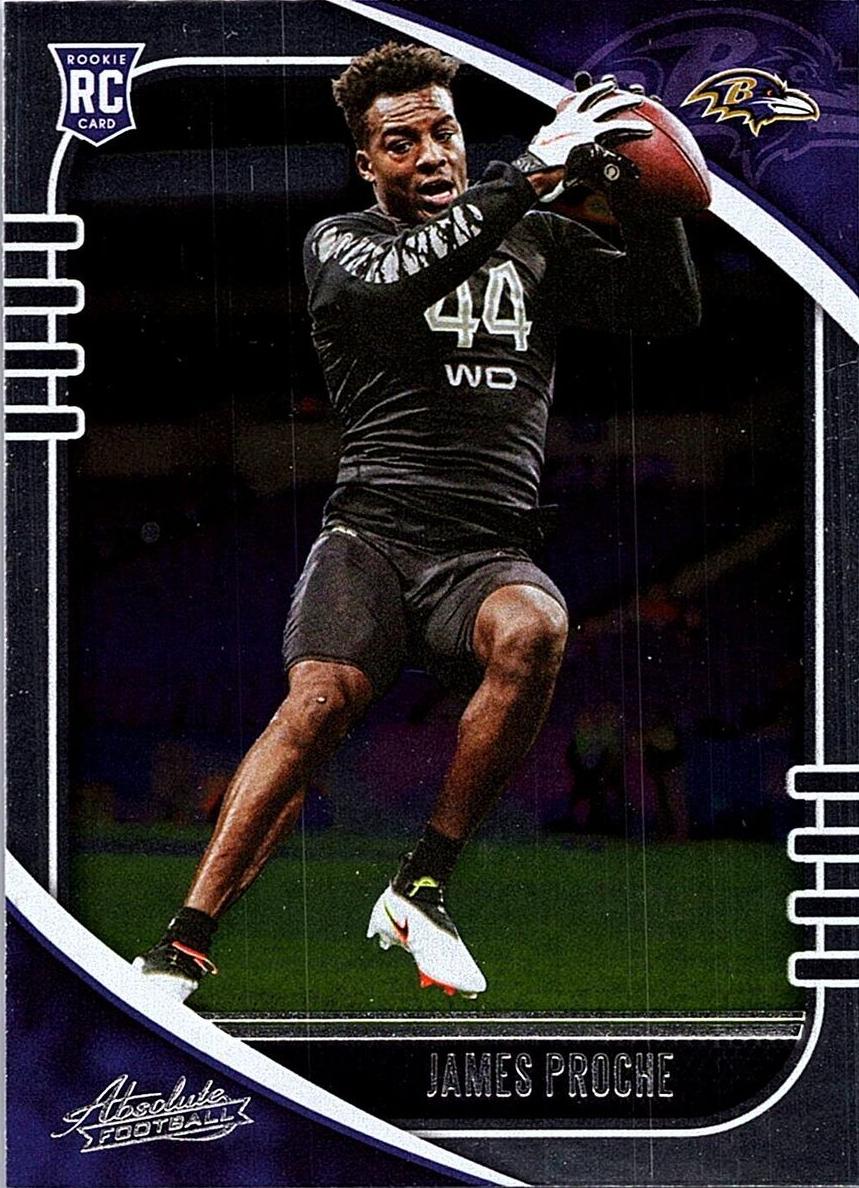 2020 Panini Absolute James Proche #148 card