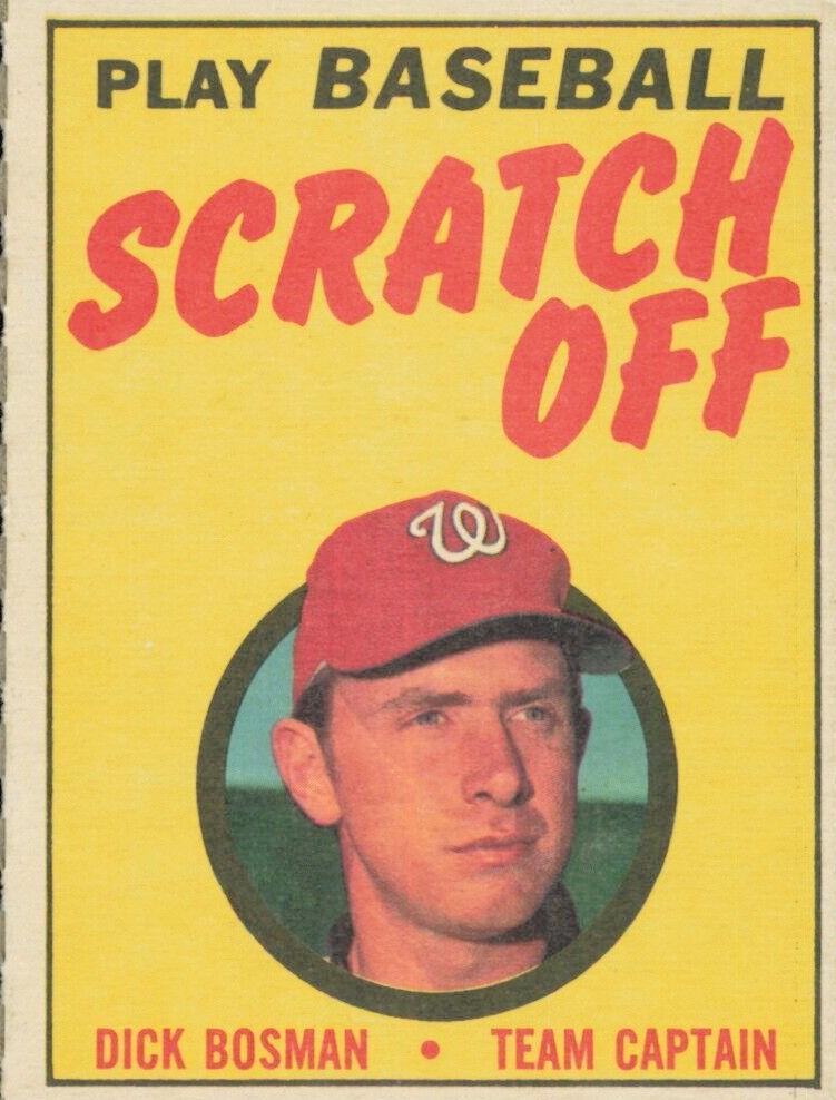 1970 Dick Bosman #NNO