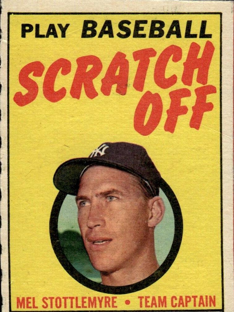 1970 Mel Stottlemyre #NNO