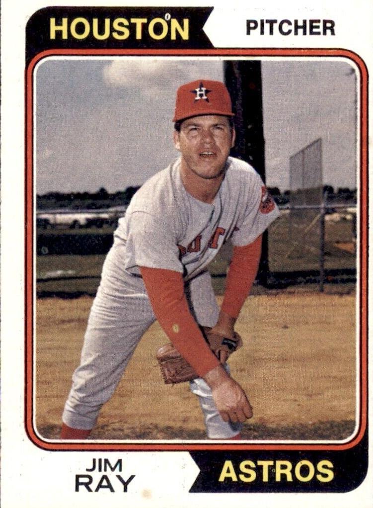 1974 Topps Jim Ray #458 card