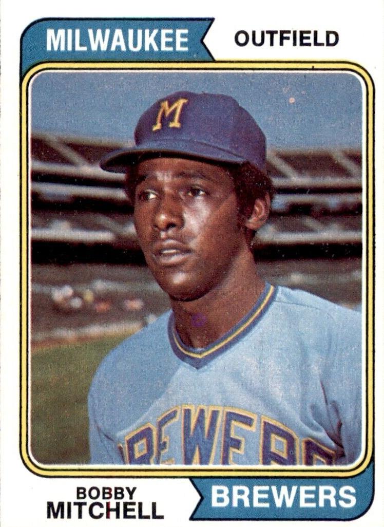 1974 Topps Bobby Mitchell #497 card