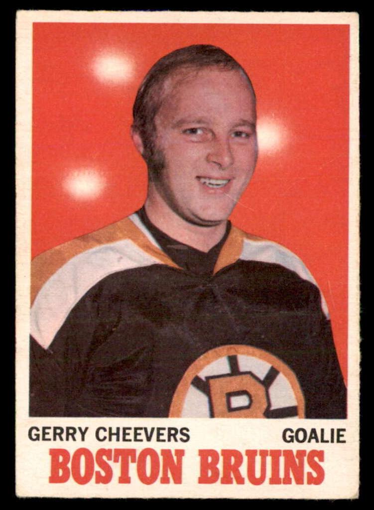 1970 O-Pee-Chee Gerry Cheevers #1 card