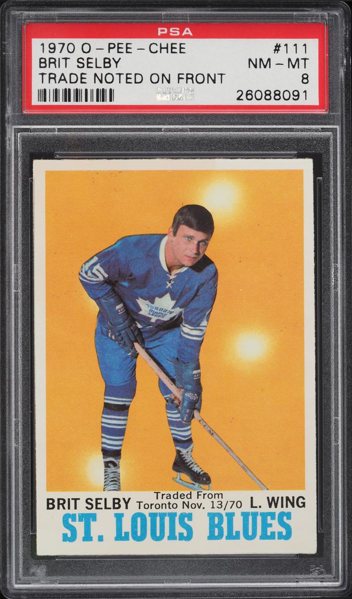 Brit Selby - 1970 O-Pee-Chee Hockey