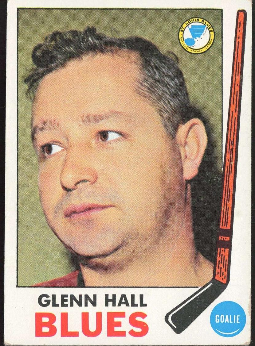 1969 Topps Glenn Hall #12 card