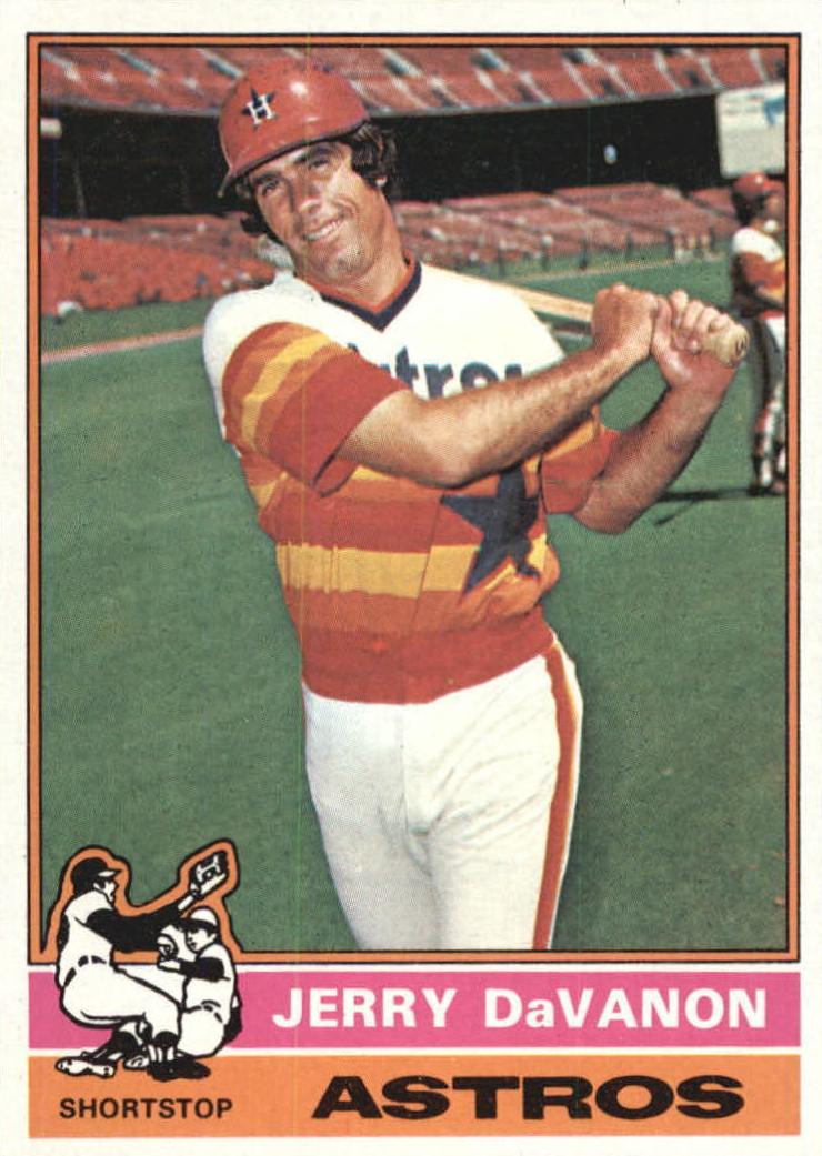 1976 Topps Jerry DaVanon #551 card