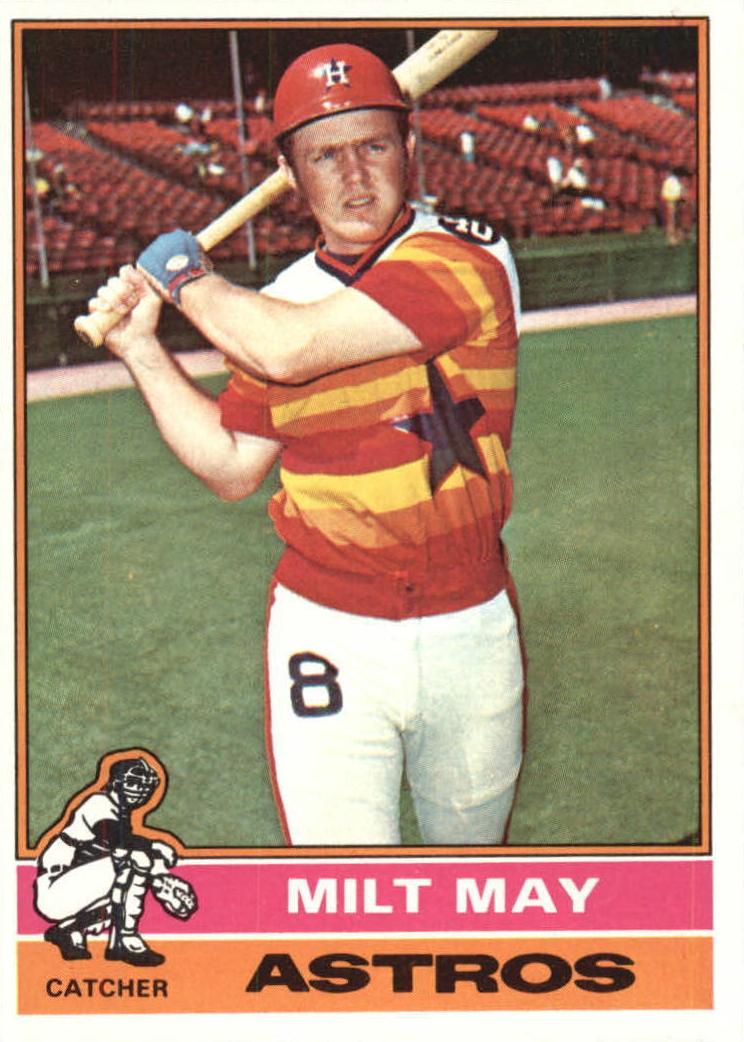 1976 Topps Milt May #532 card