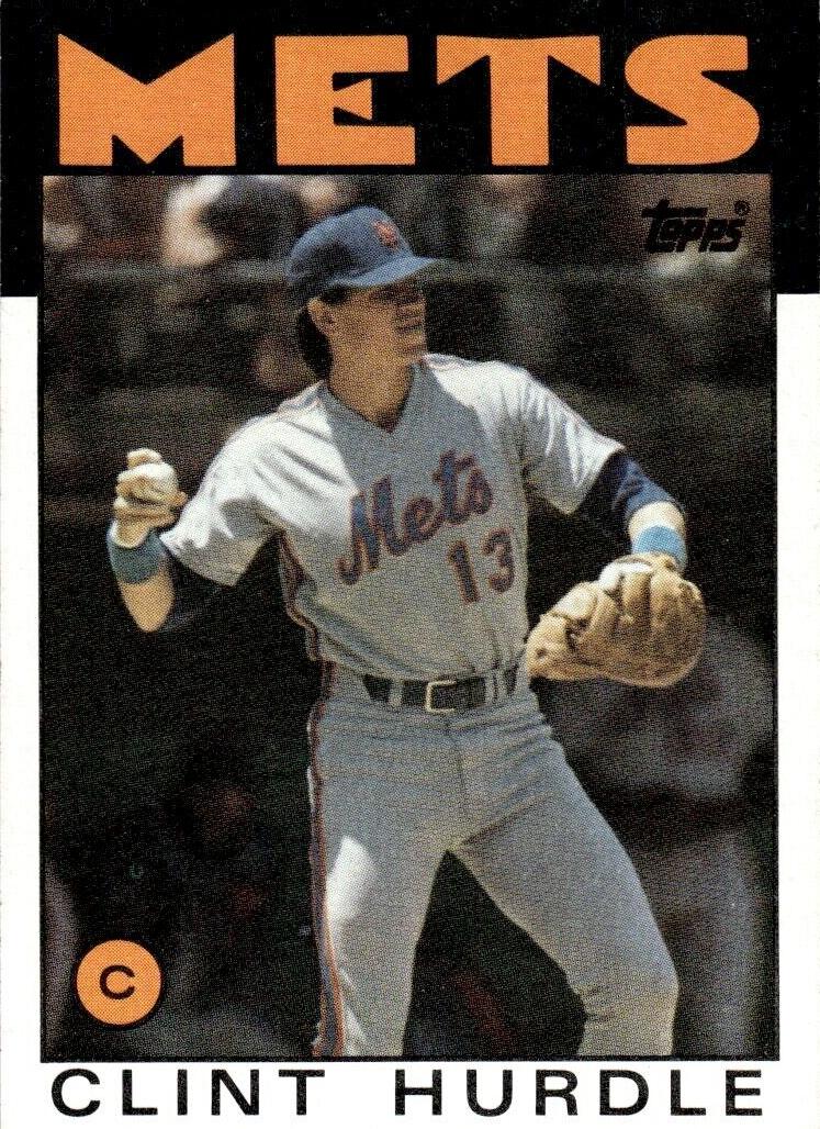 1986 Topps Clint Hurdle #438 card
