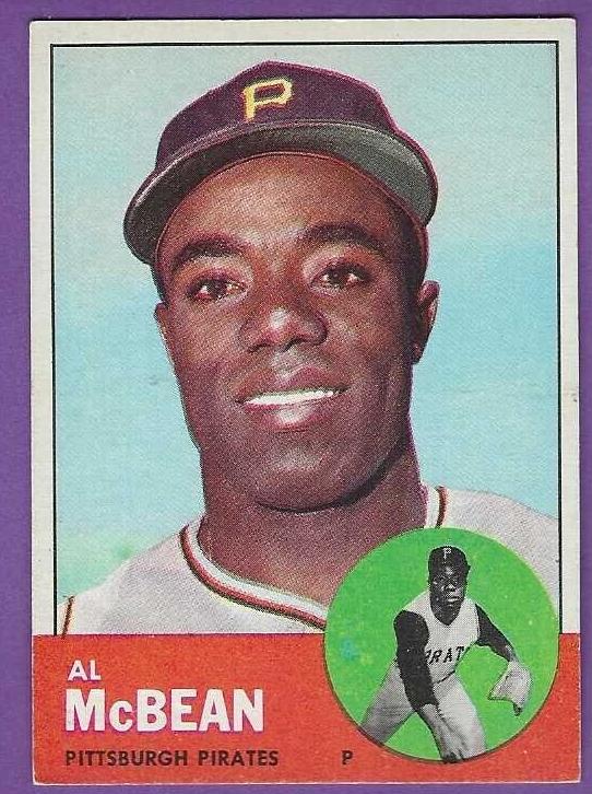1963 Topps Al McBean #387 card