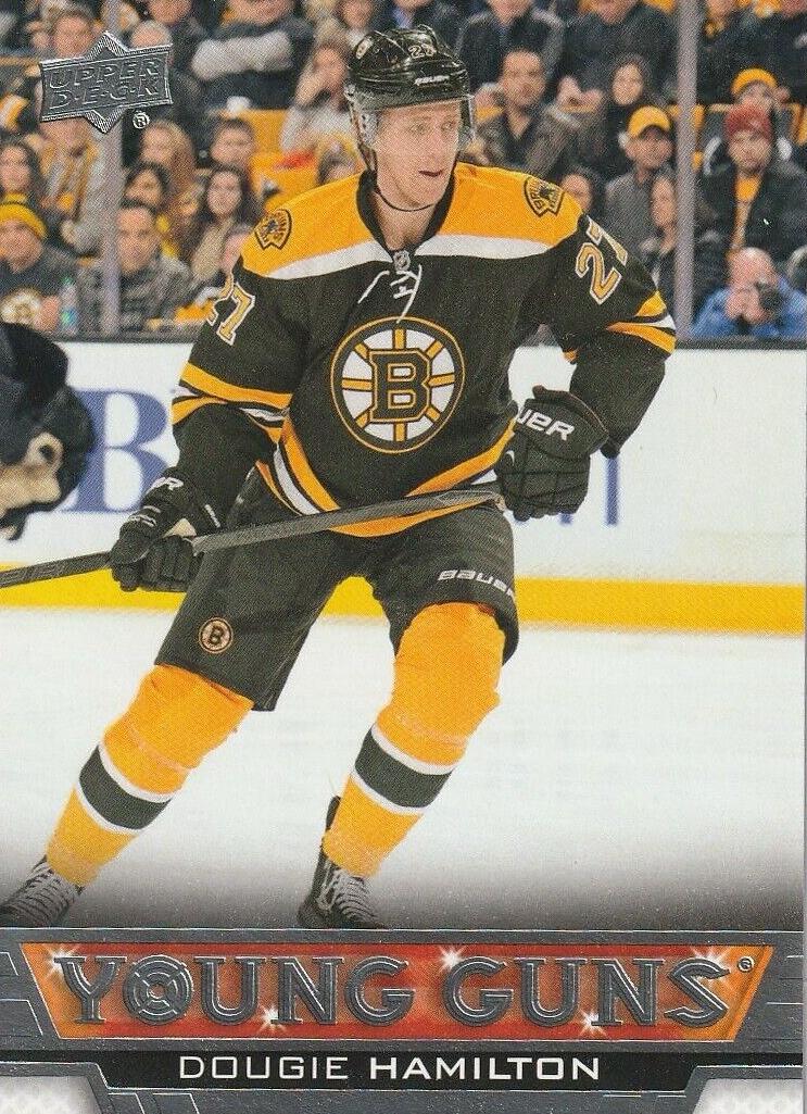 2013 Upper Deck Dougie Hamilton #202 card
