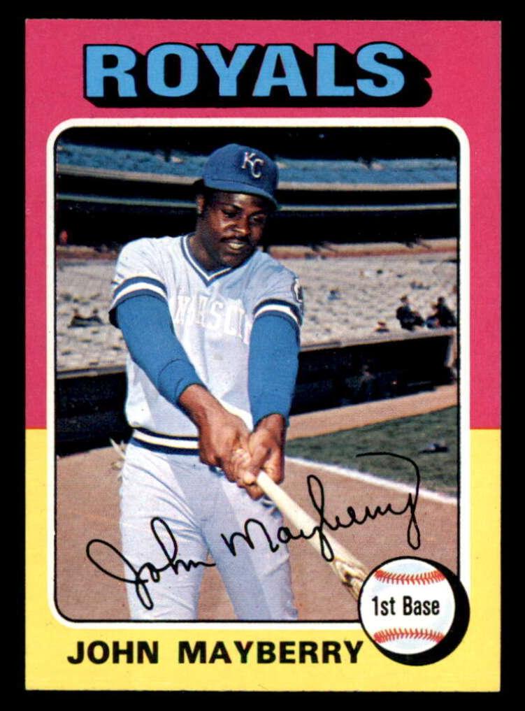 1975 Topps John Mayberry #95 card