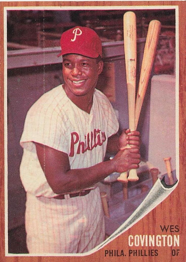 1962 Topps Wes Covington #157 card