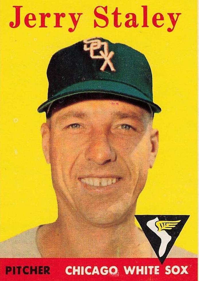 1958 Topps Jerry Staley #412 card