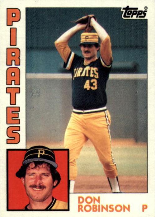 1984 Topps Don Robinson #616 card