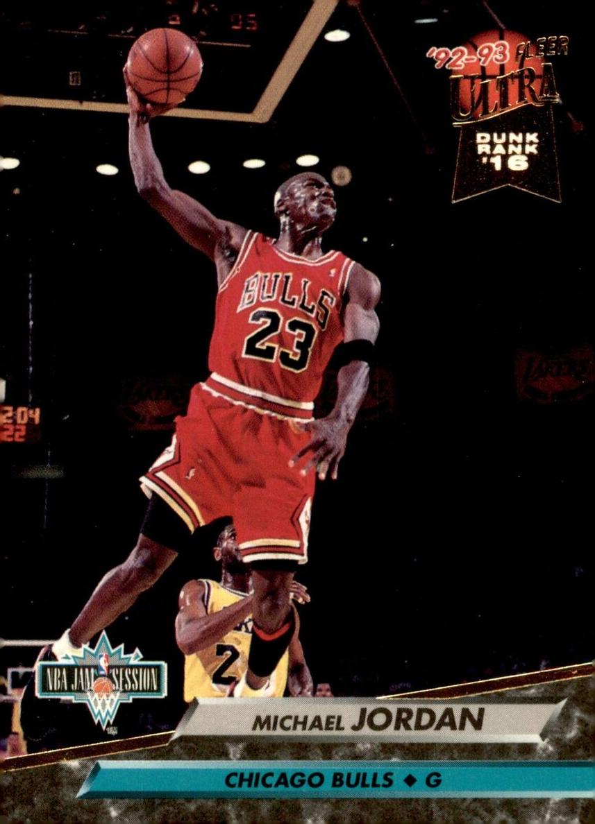1992 Fleer #216 Michael Jordan front