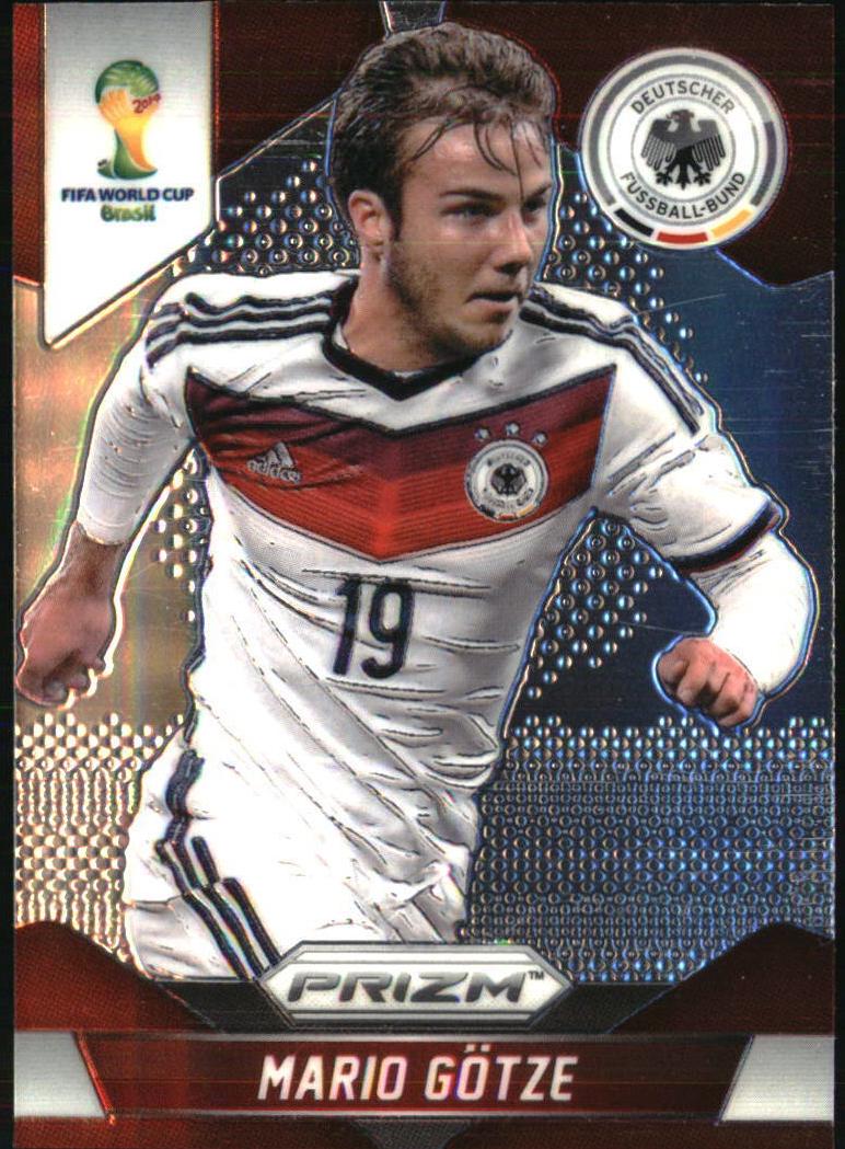 2014 Panini Prizm World Cup Mario Gotze [Blue Pulsar] #89 card