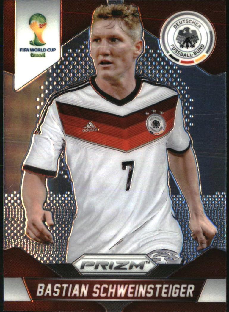 2014 Panini Prizm World Cup Bastian Schweinsteiger [Blue Pulsar] #90 card