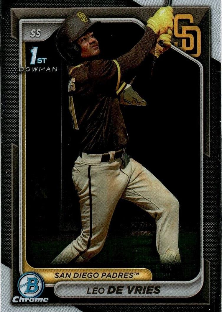 Leo De Vries 2024 Bowman Chrome Prospects card