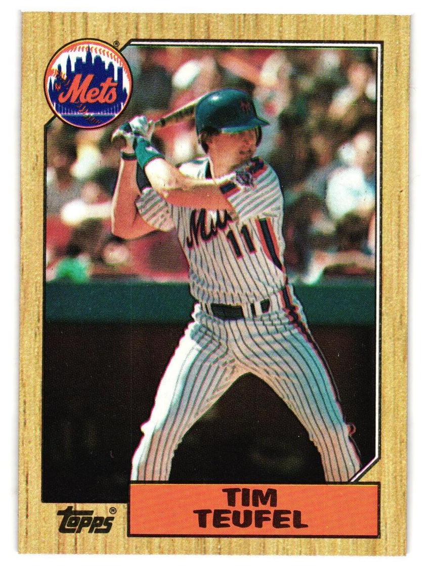 1987 Topps Tim Teufel #158 card