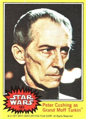 1977 Grand Moff Tarkin #181