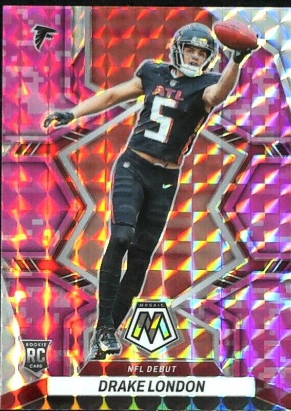 2022 Panini Mosaic Drake London [Camo Pink] #275 card