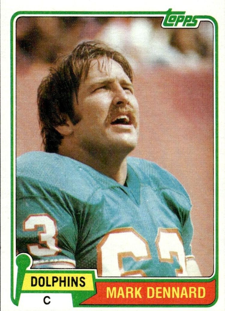 Mark Dennard 1981 Topps Football