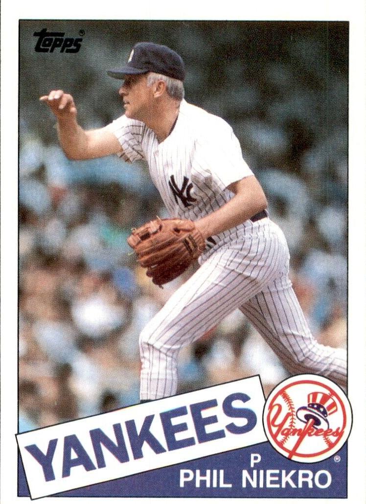1985 Phil Niekro #40