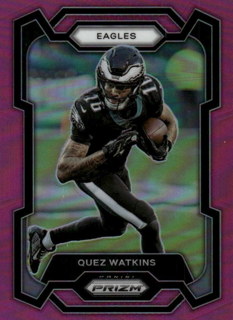 Quez Watkins 2023 Prizm Football card