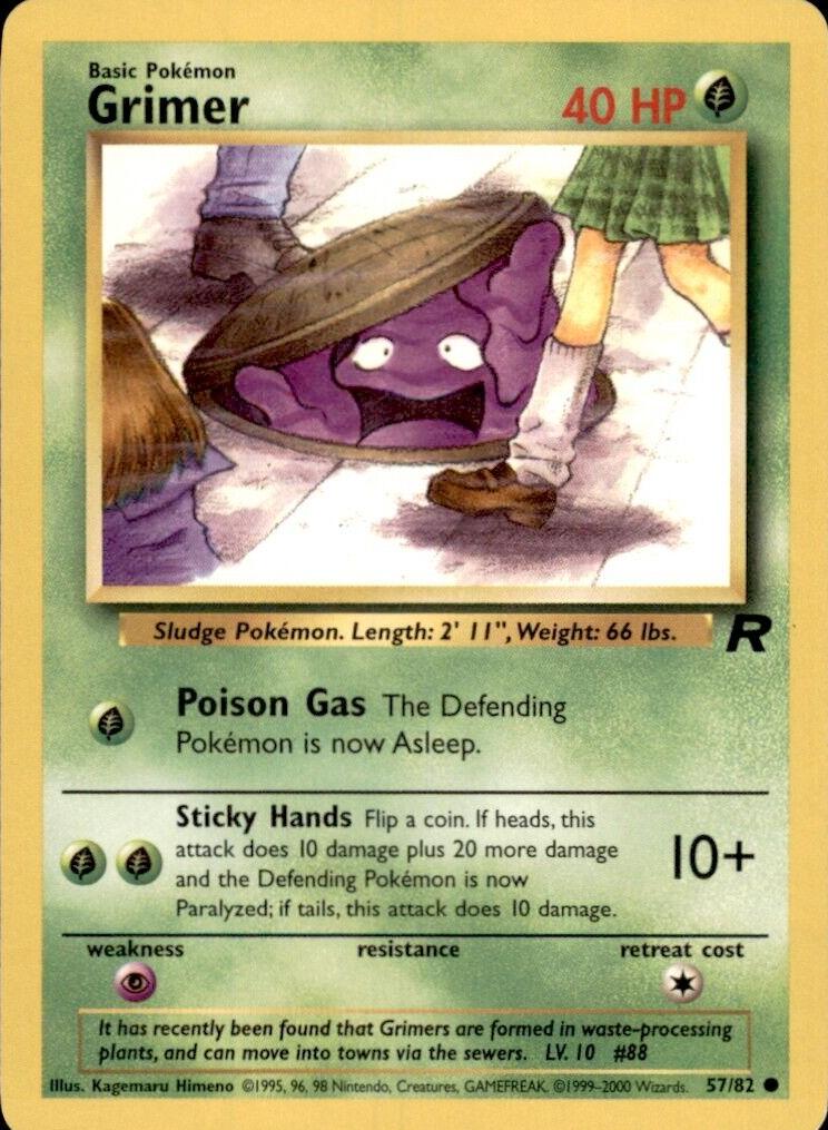 Grimer 2000 Pokemon Team Rocket