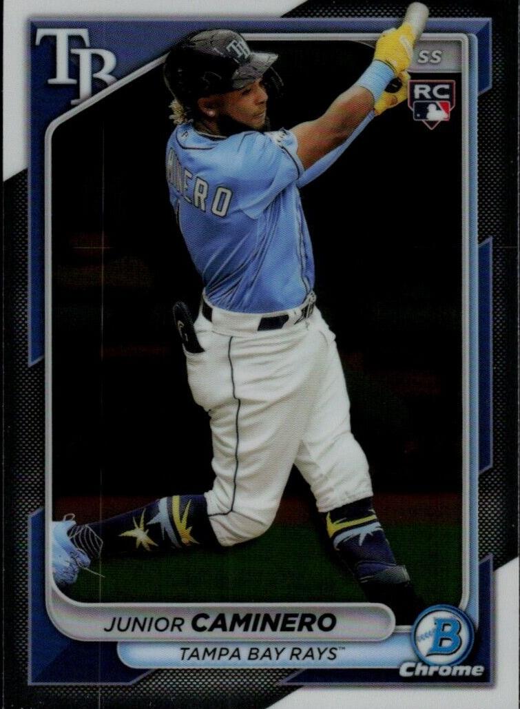 Junior Caminero 2024 Bowman Chrome Baseball card
