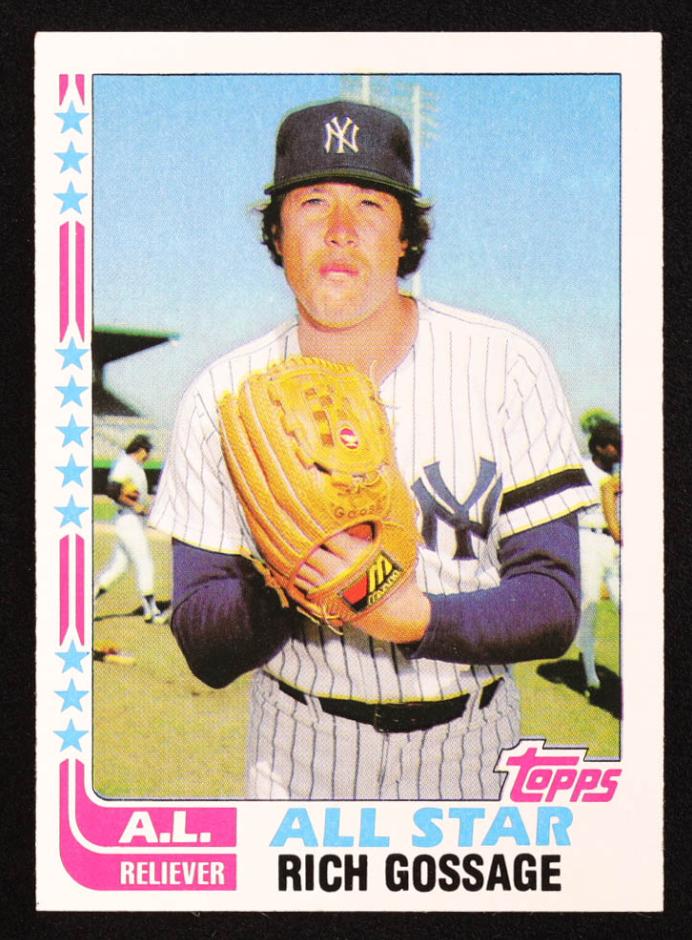1982 Topps Rich Gossage #557 card
