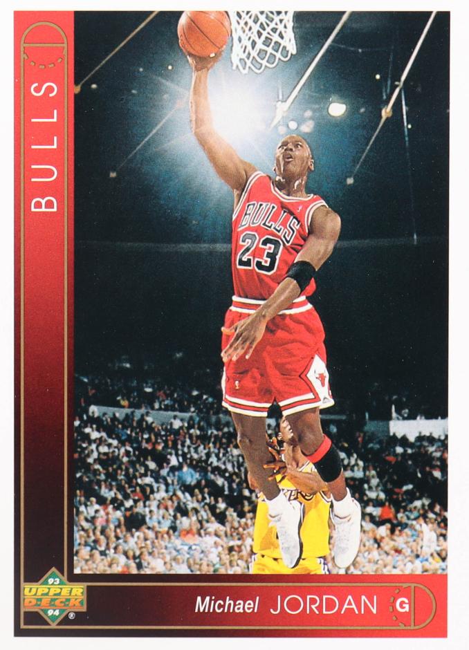 1993 Upper Deck Michael Jordan [German] #23 card