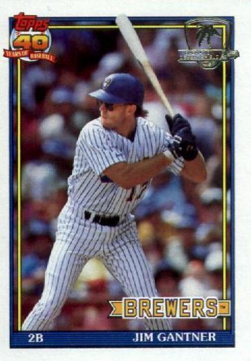 1991 Jim Gantner #23
