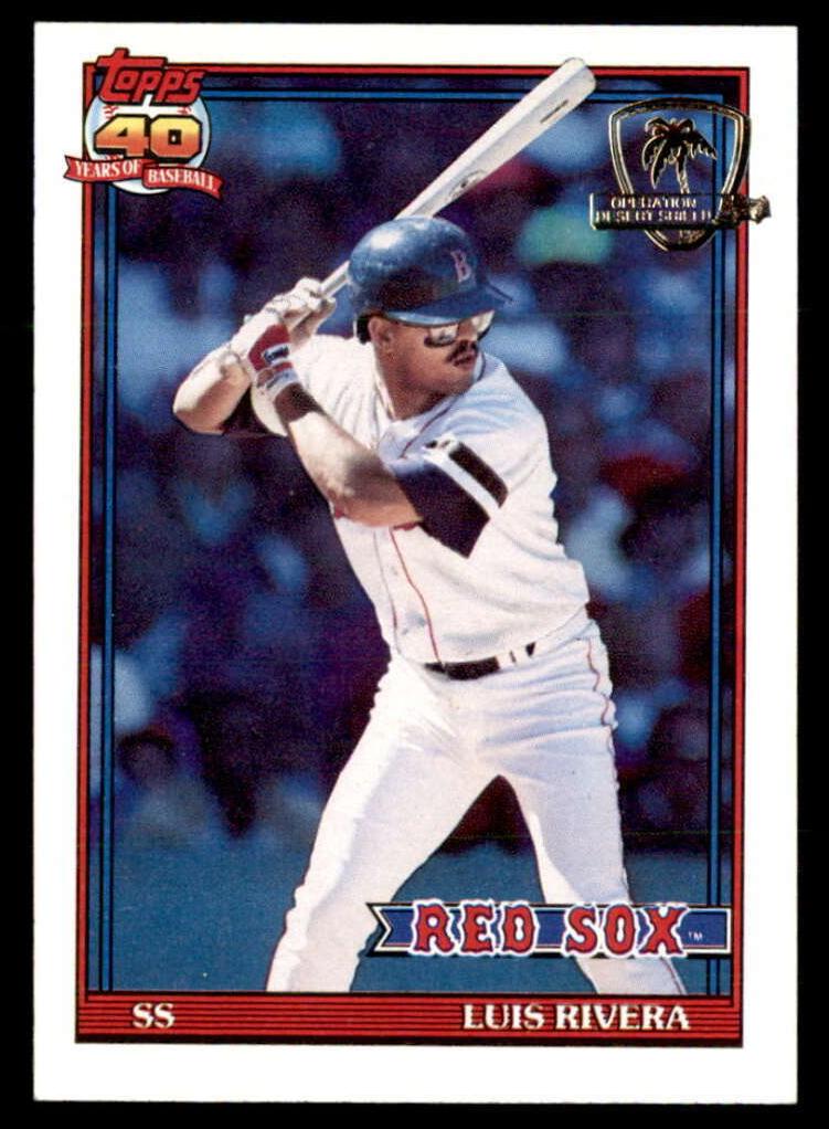 Luis Rivera 1991 Topps Desert Shield Baseball