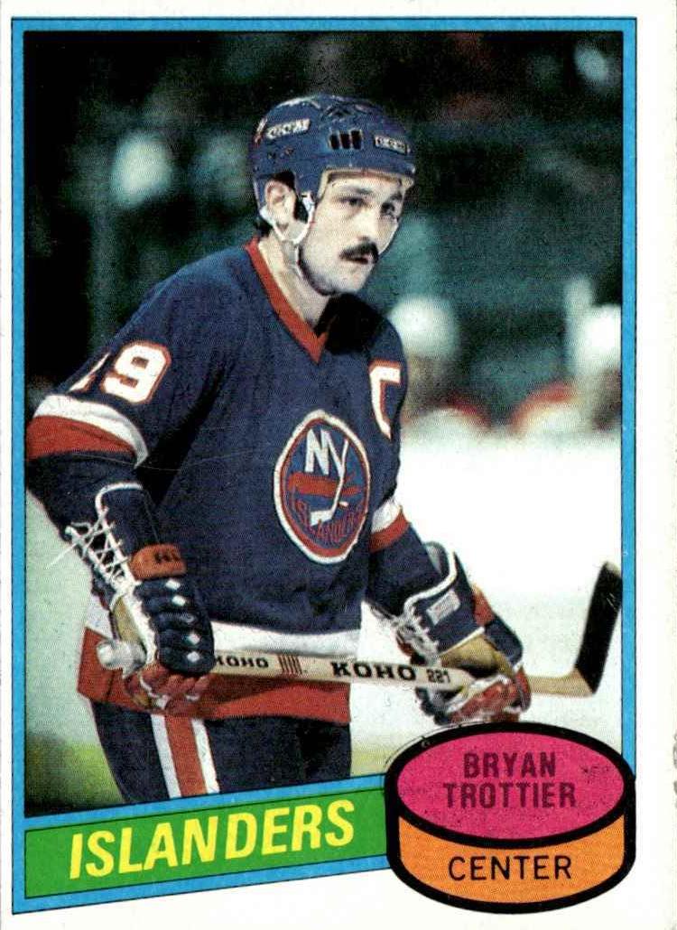 1980 Topps Bryan Trottier #40 card