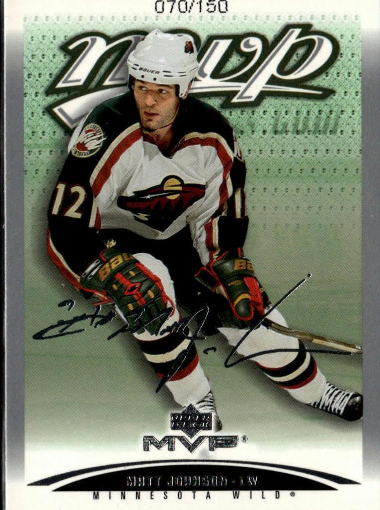 2003 Upper Deck MVP Matt Johnson [Silver Script ] #216 card