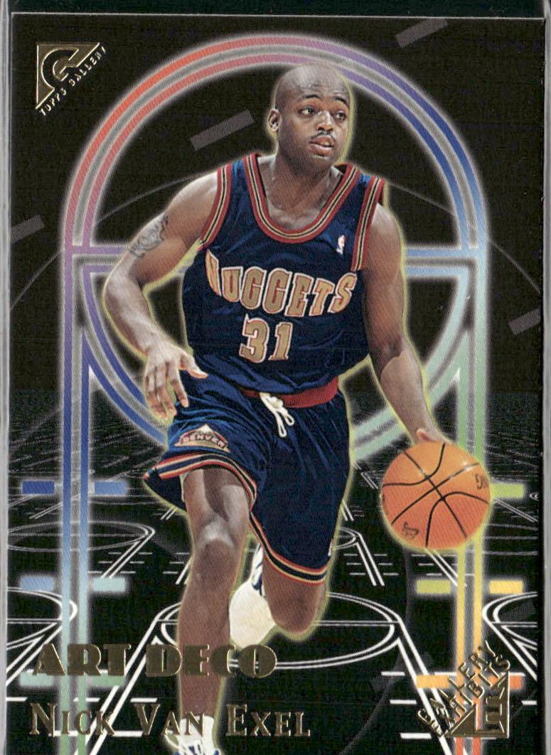 1999 Topps Gallery Nick Van Exel #GE26 card