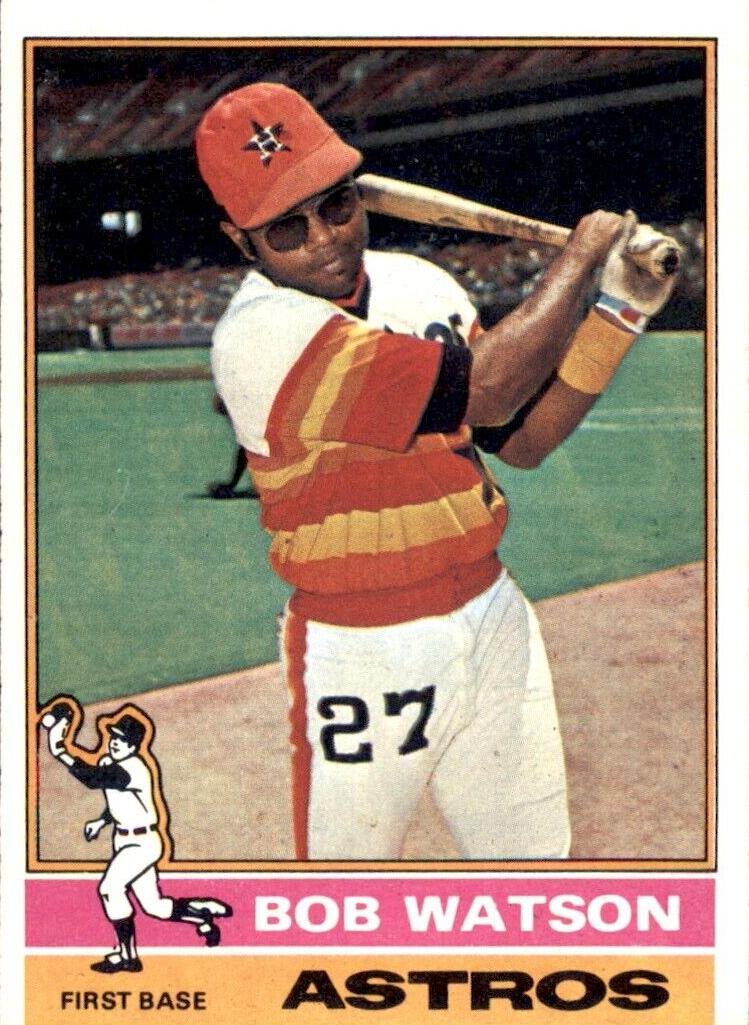1976 Topps Bob Watson #20 card