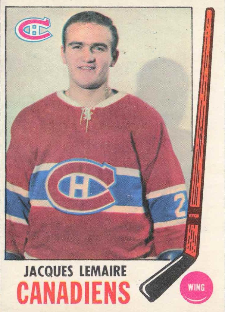 1969 O-Pee-Chee Jacques Lemaire #8 card