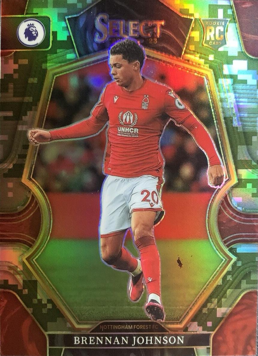 2022 Panini Select Premier League Brennan Johnson [Camo] #111 card
