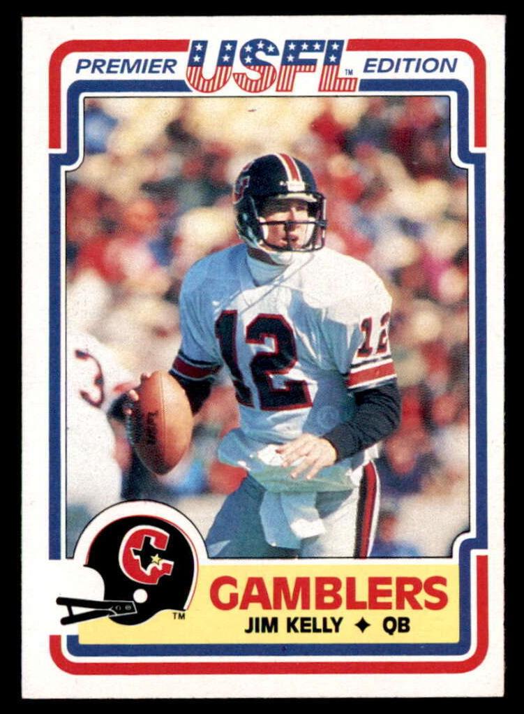 1984 Topps USFL Jim Kelly #36 card