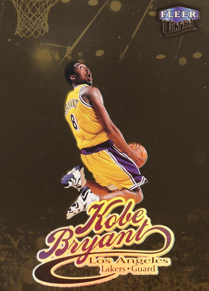 1998 Fleer Gold #61G Kobe Bryant front