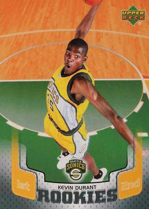 2007 Upper Deck NBA Dodge Charger Kevin Durant #DC6 card
