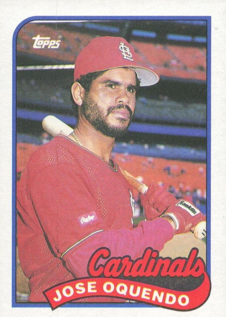 Jose Oquendo 1989 Topps Baseball