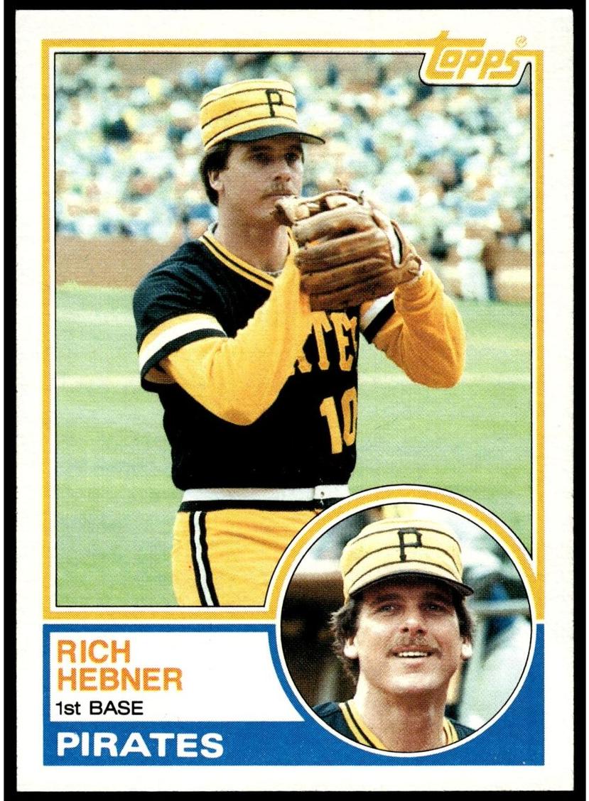 1983 Topps Rich Hebner #778 card