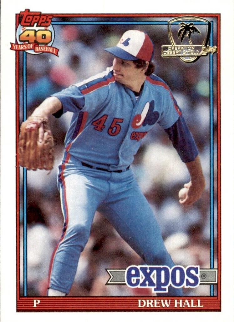 1991 Drew Hall #77
